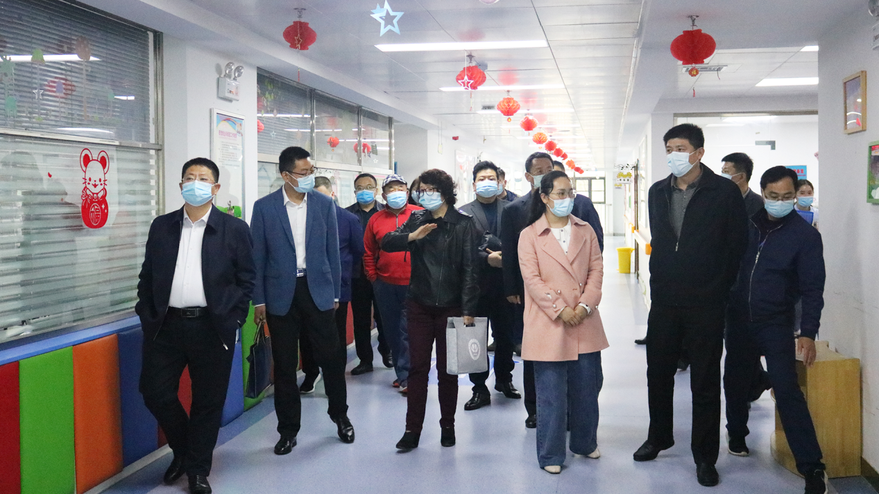 山东省残联参观考察合肥康华残疾人康复中心
