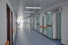 整洁明亮的病房走廊