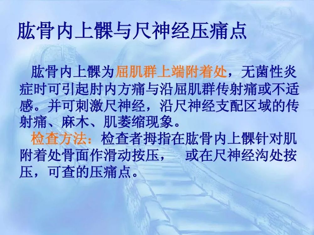 劳损性肌肉压痛点诊断检查法