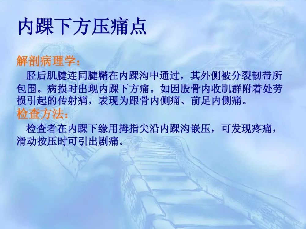 劳损性肌肉压痛点诊断检查法